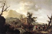 WOUWERMAN, Philips Stag Hunt in a River iut7 china oil painting artist